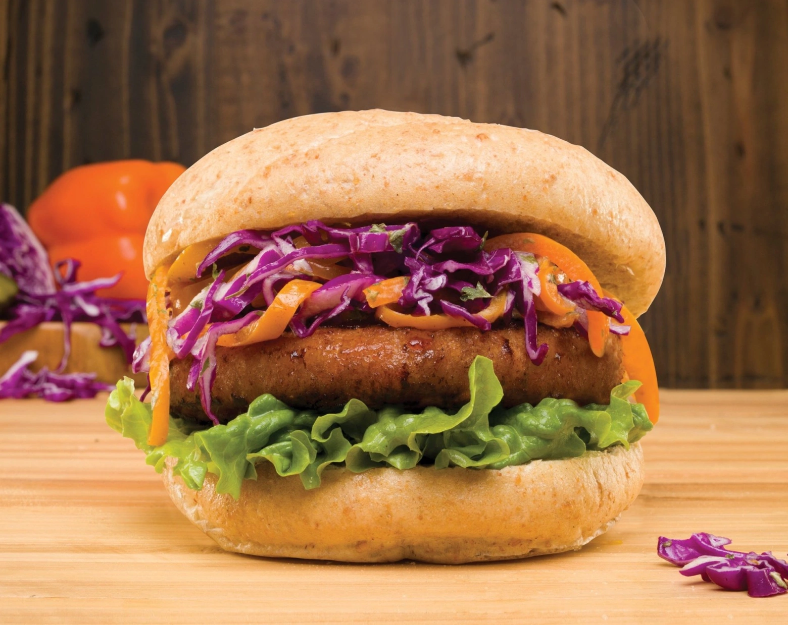 Plant-Based Chicken Burger