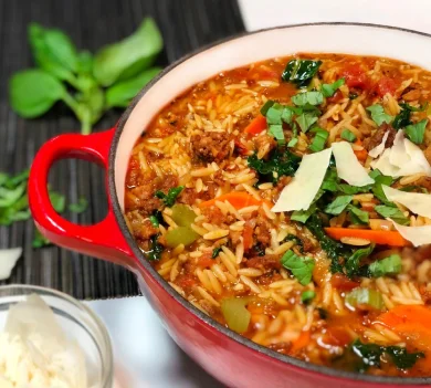 Italian Orzo Soup